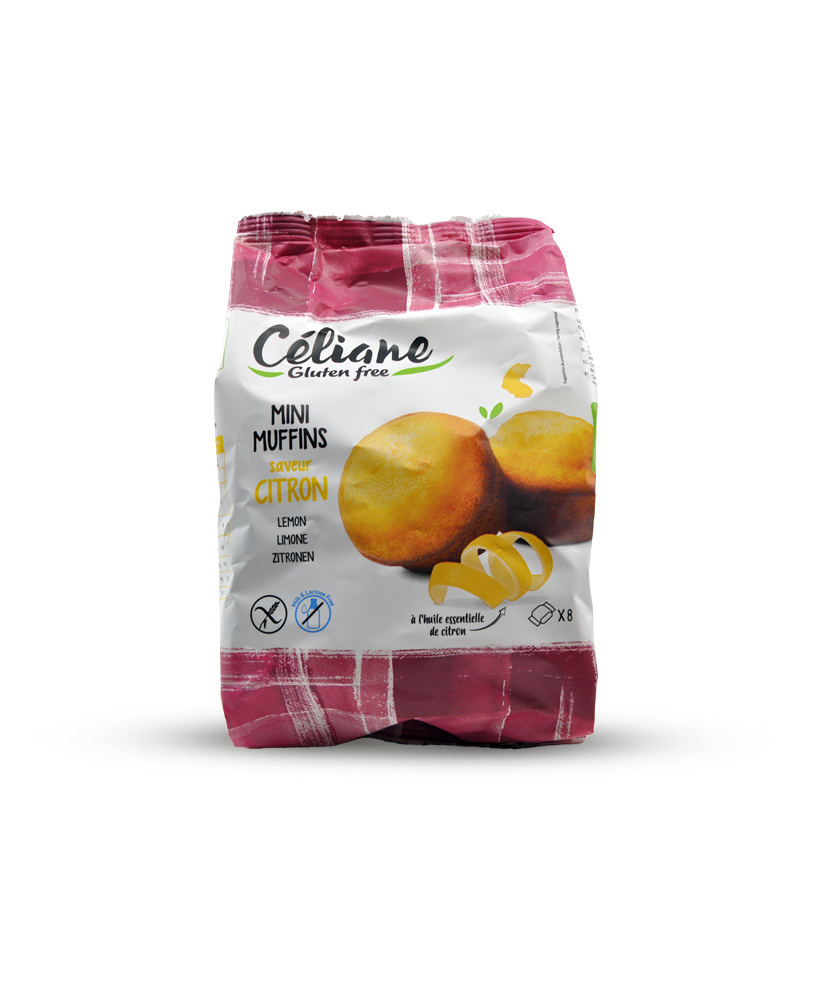 Mini Muffins citron 8 sachets fraîcheur