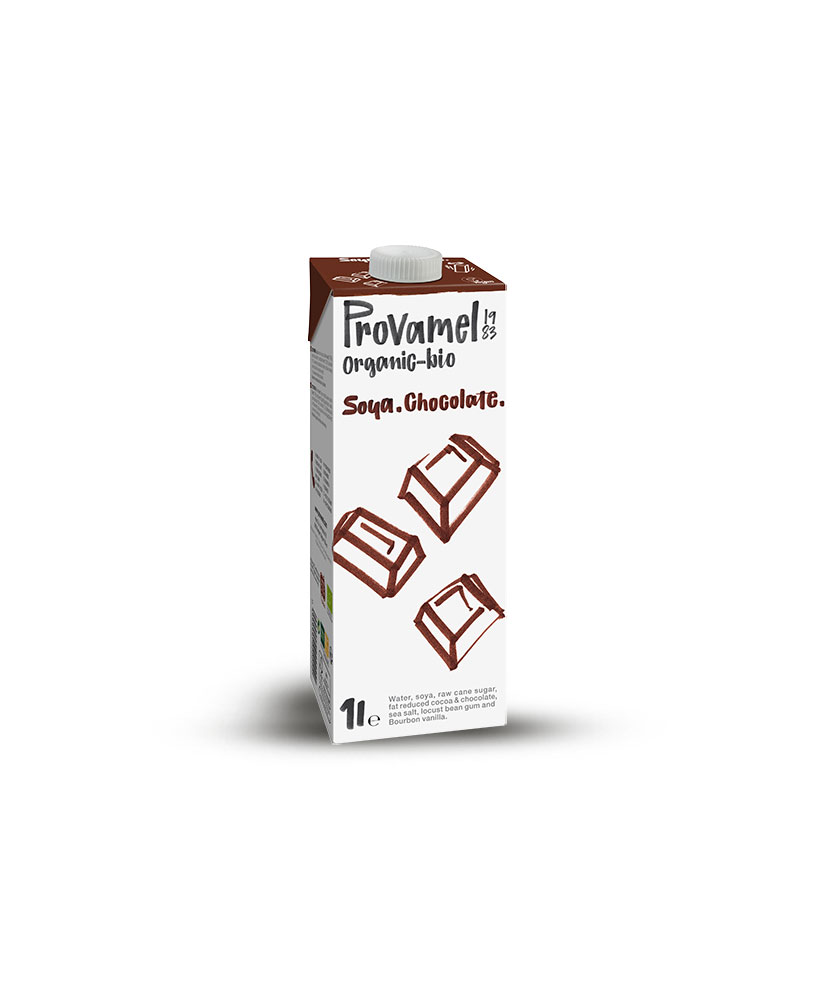 Lait de soja avec chocolat